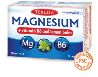 Magnezij iz morskih alg z vitaminom B6 in izvlečkom melise