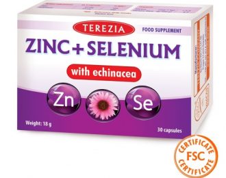 Cink + selen z ameriškim slamnikom