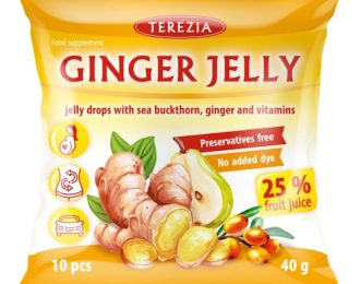 Ingverjevi želeji z rakitovcem in vitamini – 10 kosov