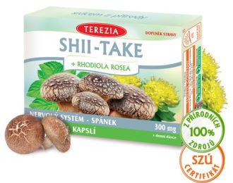 Shiitake + rožni koren + melisa – 60 kapsul